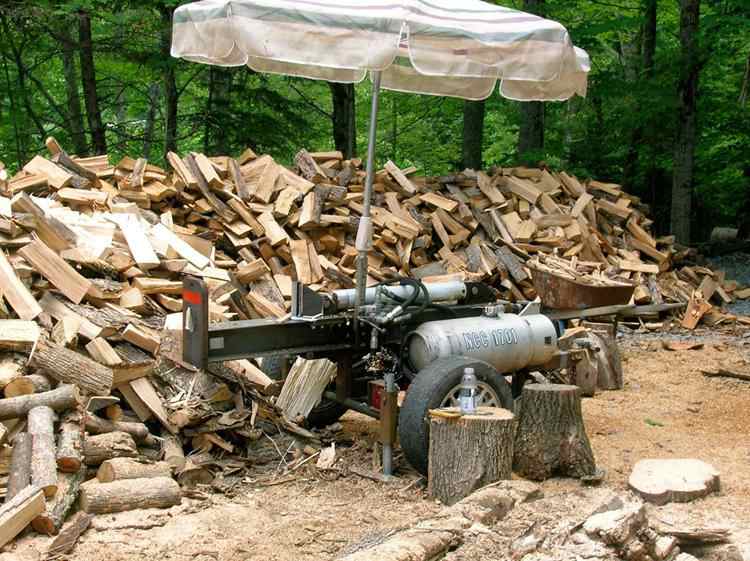 DIY Small Log Splitter