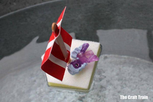 DIY Sponge Boat Craft For Kids