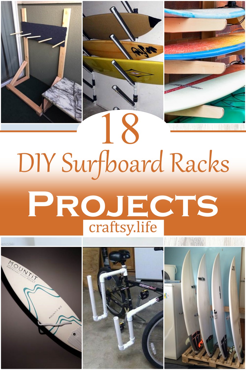 DIY Surfboard Racks
