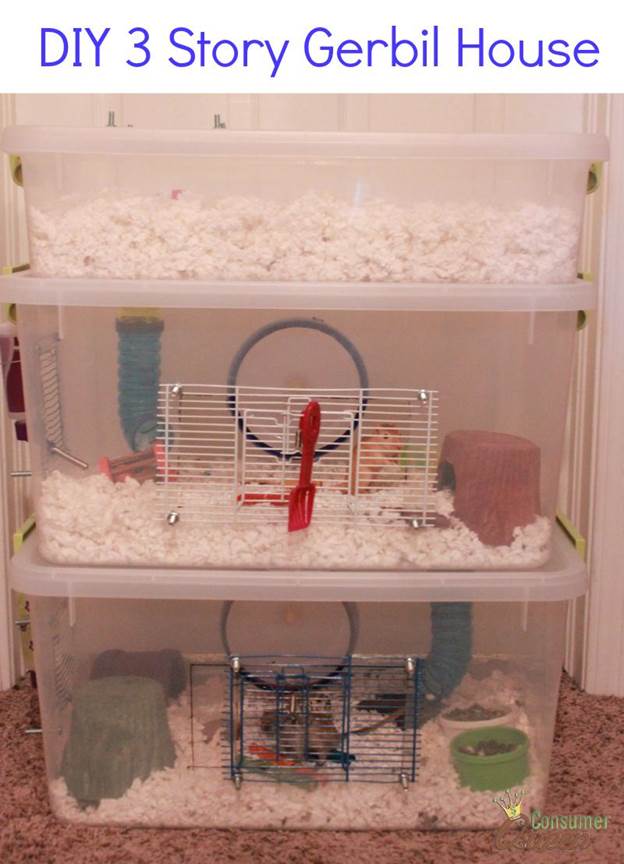 DIY Three Storey Hamster Cage