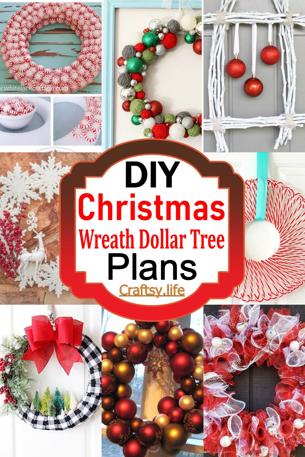 Christmas Wreath Dollar Tree