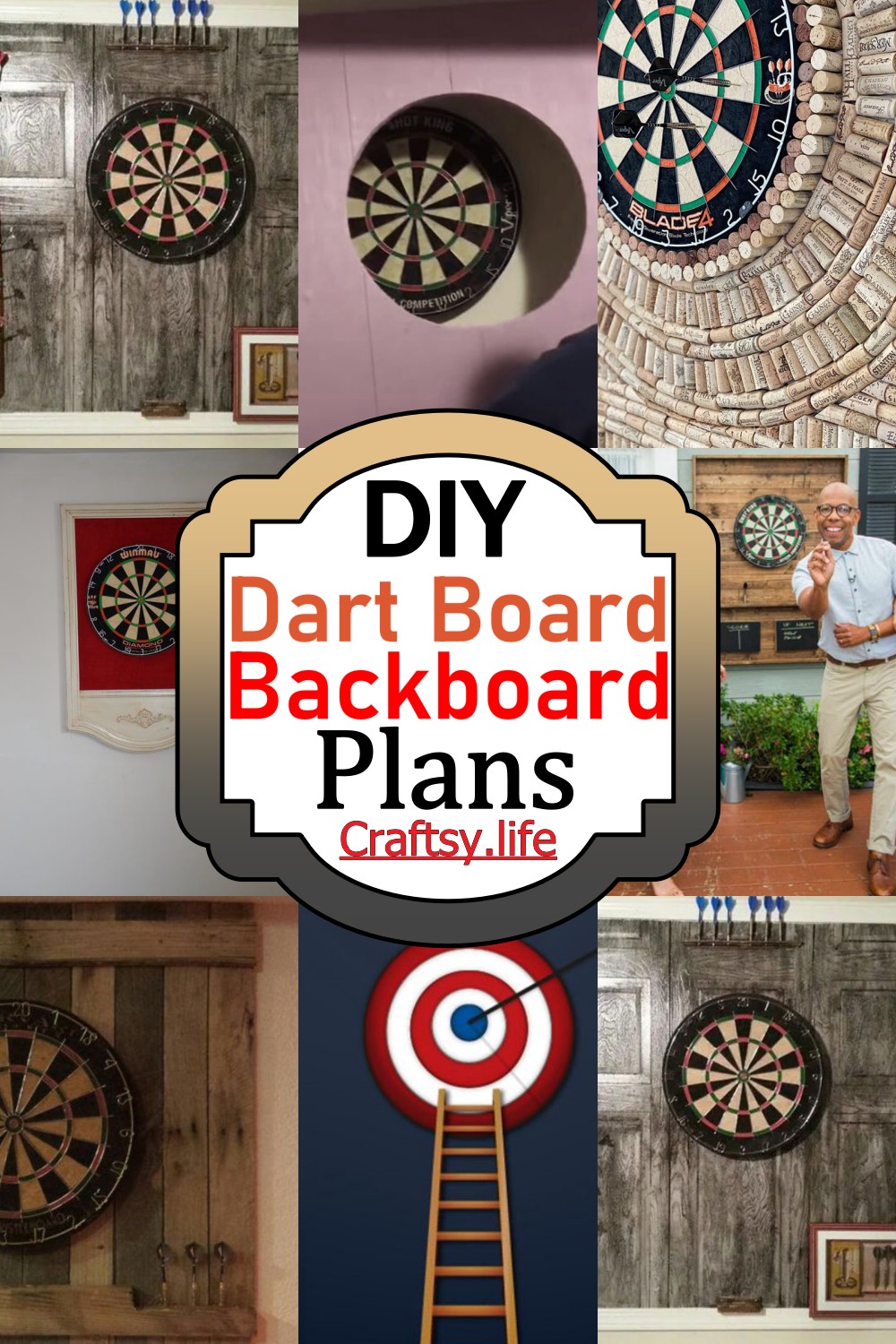 Dart Board Backboard