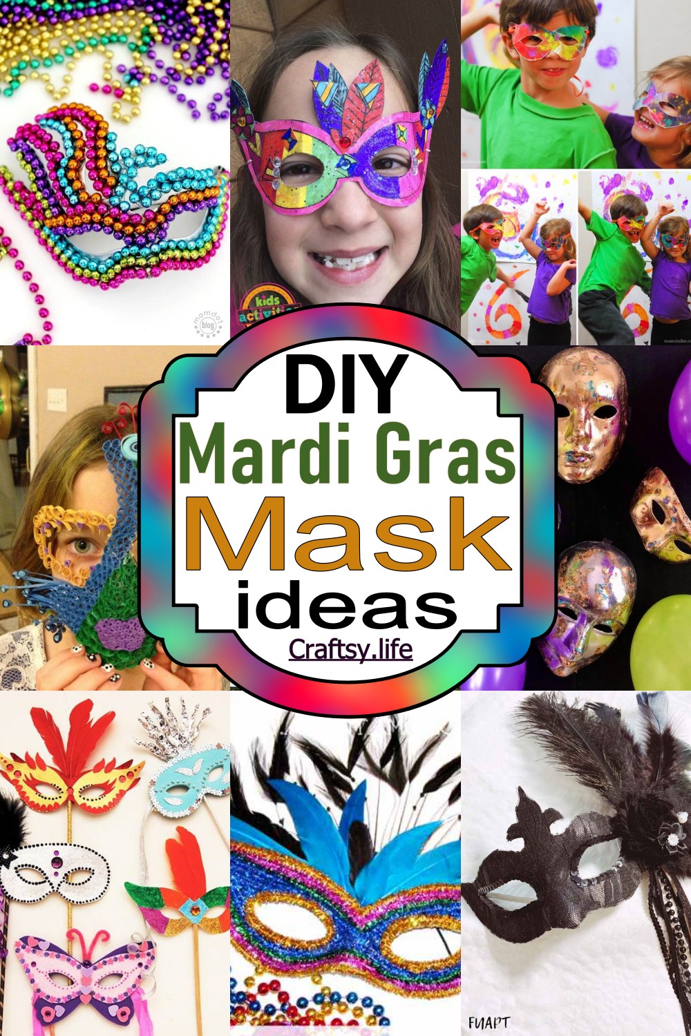  Mardi Gras Mask