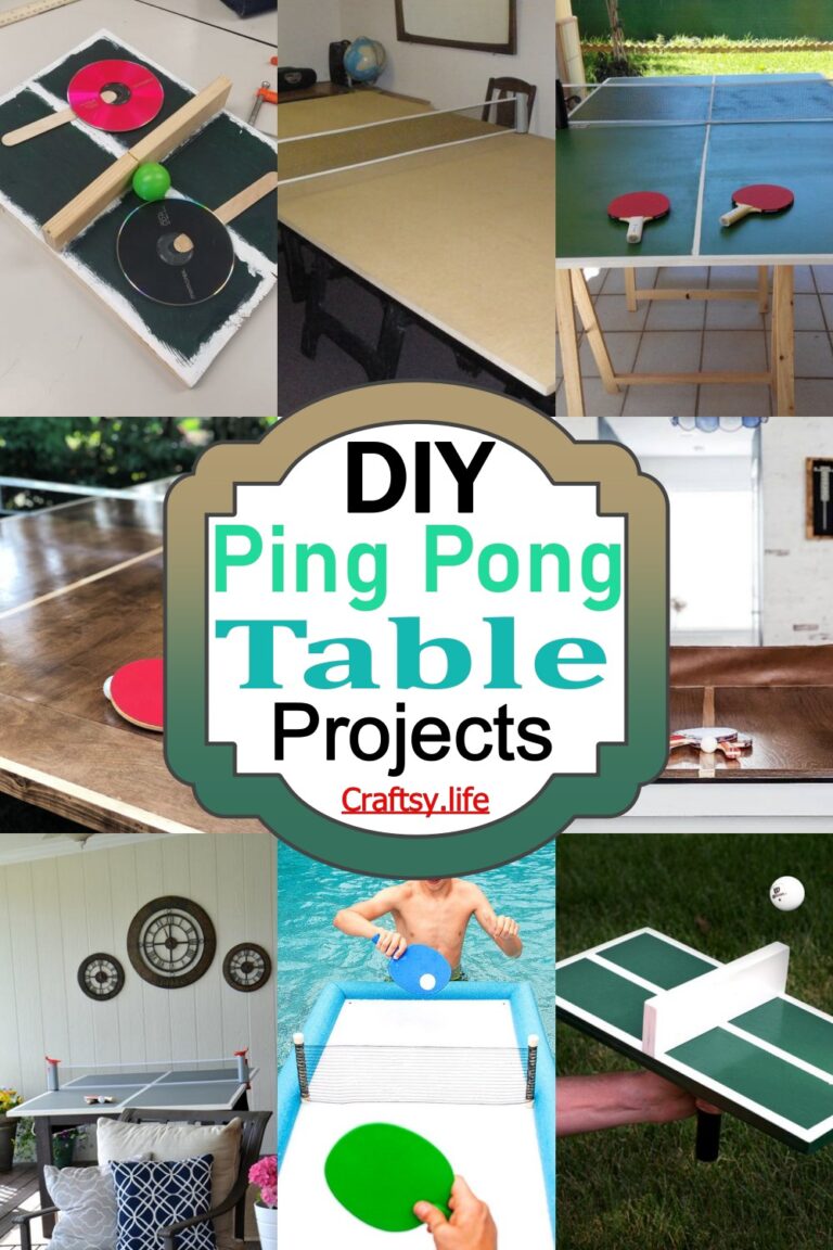 25 DIY Ping Pong Table Projects You Can Make Easily Craftsy