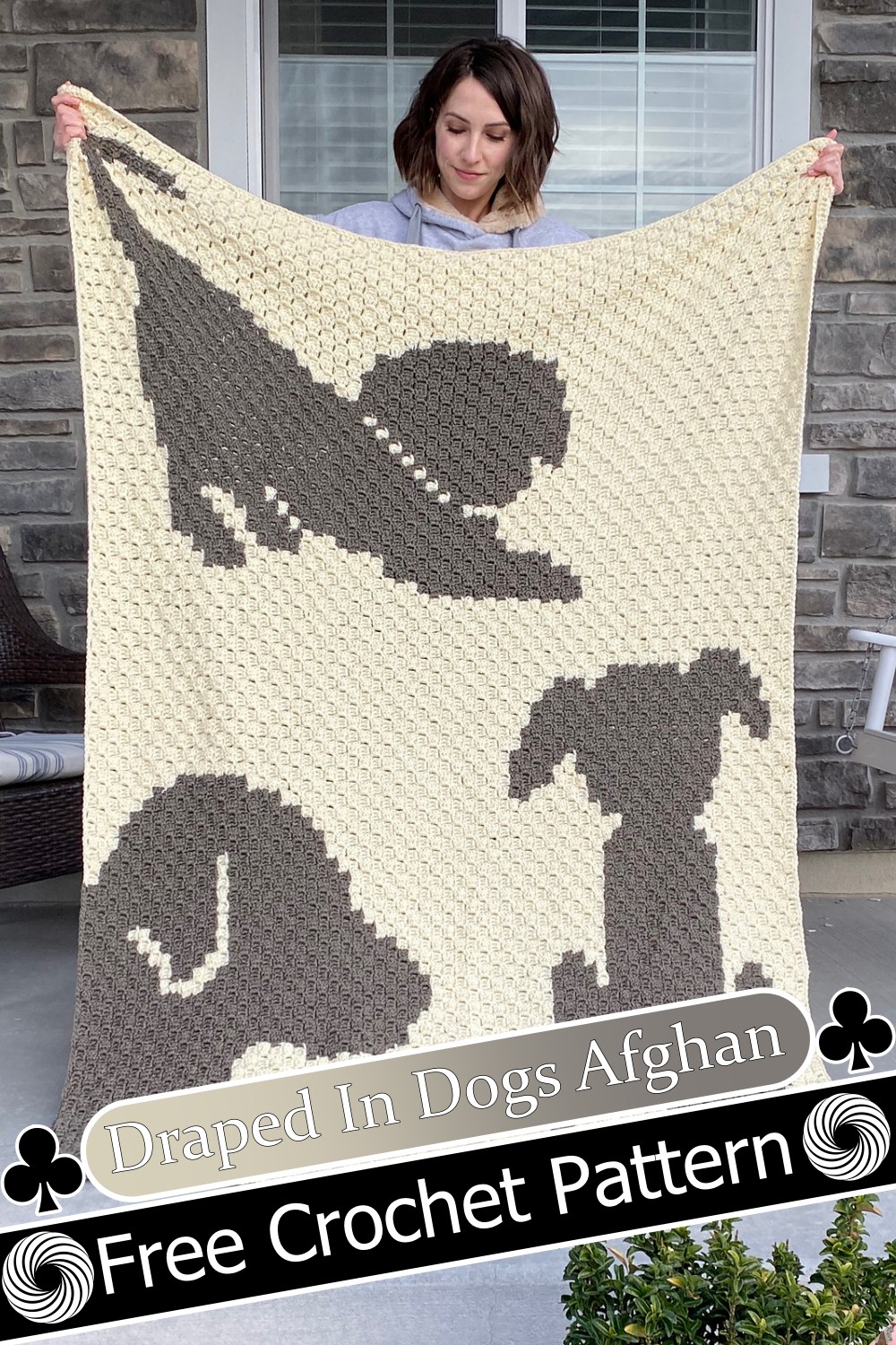 Draped In Dogs Afghan