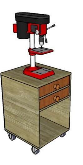 Drill Press Stand Plans