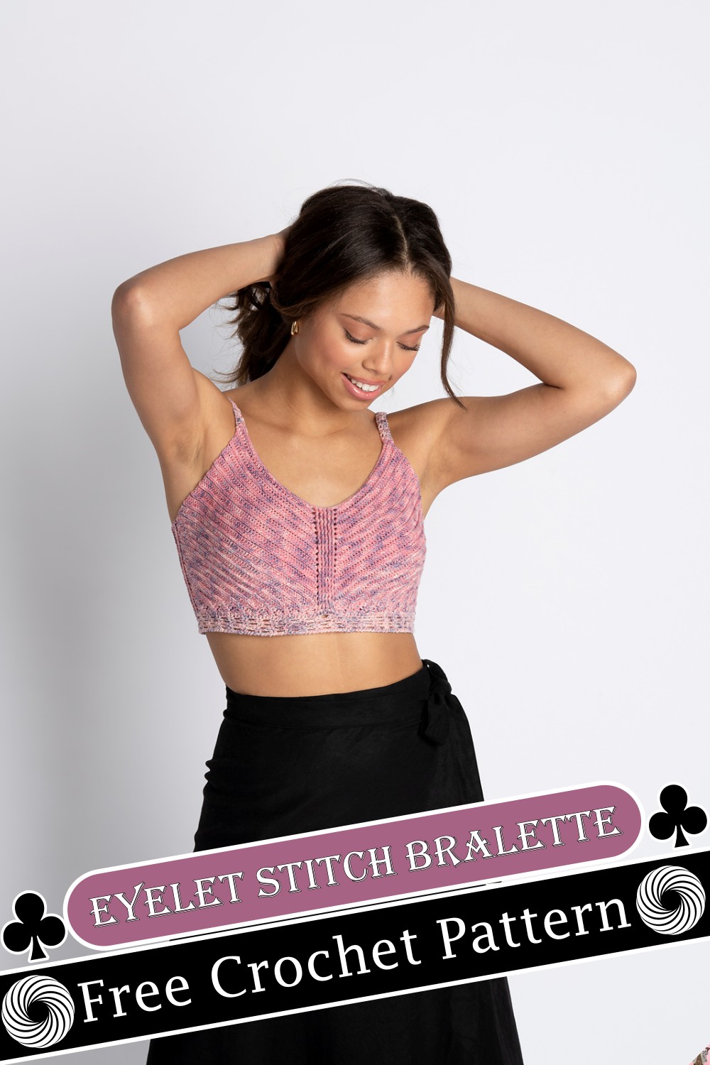 Eyelet Stitch crop top 