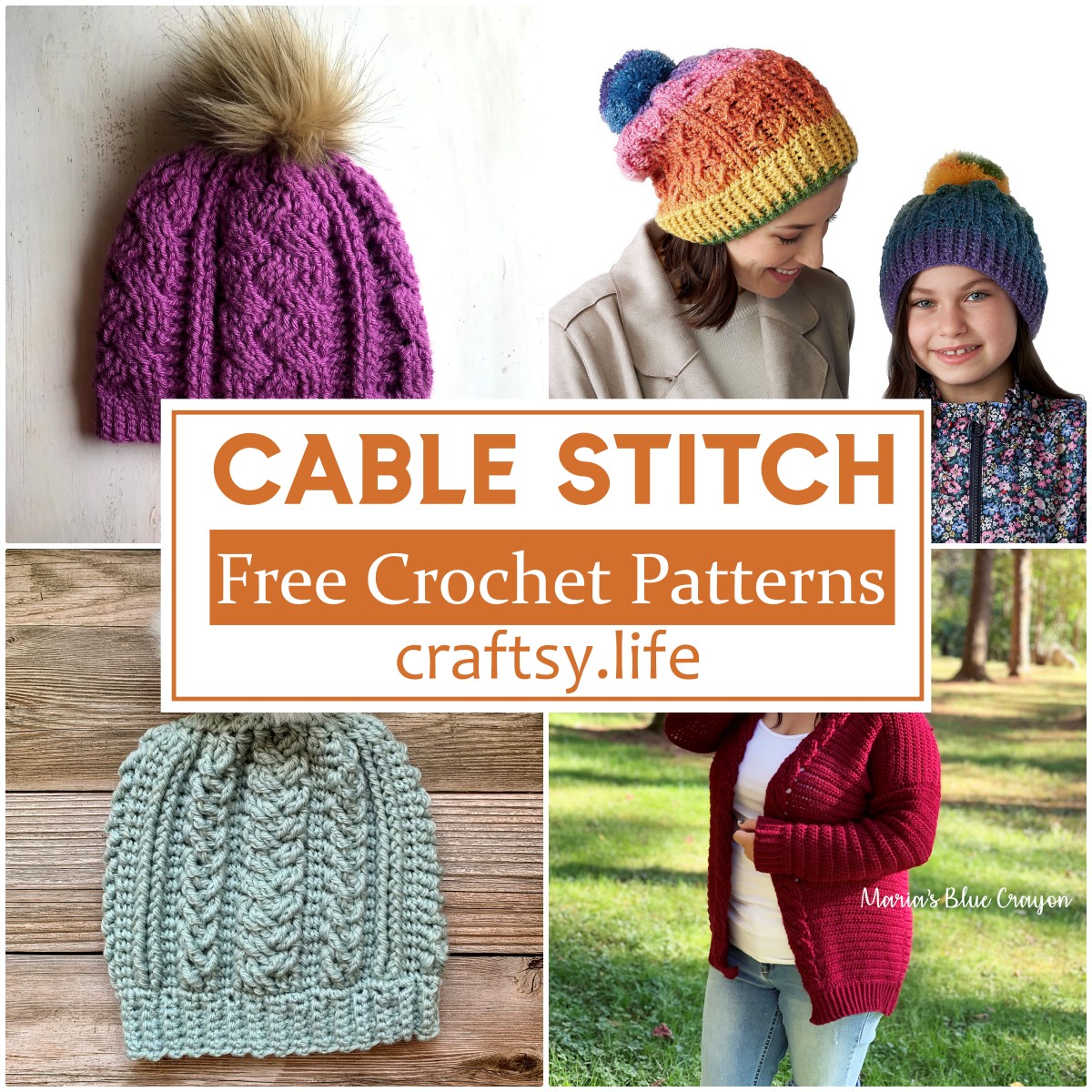 Free Crochet Cable Stitch Patterns
