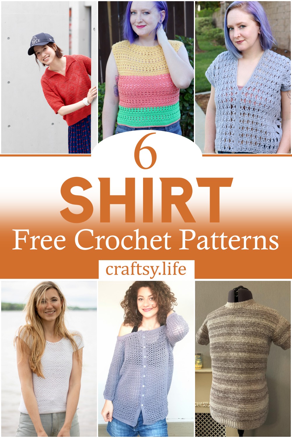 6 Free Crochet Shirt Patterns - Craftsy