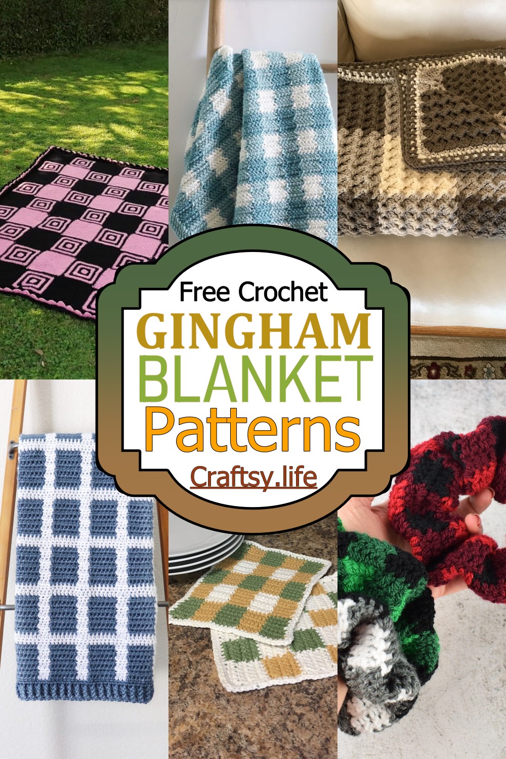 6 Gingham Crochet Blanket Patterns For Beginners Craftsy