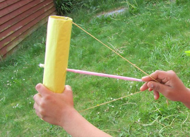 Homemade Bow And Arrow For Children