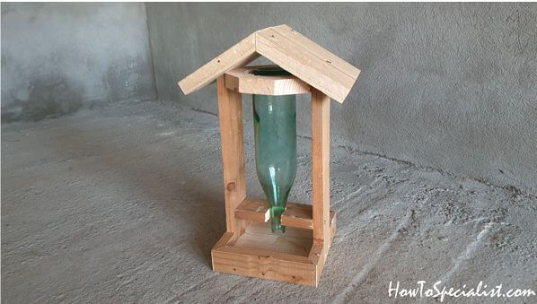 How To Make A Bird Feeder With Glass Bottle