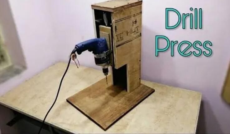 How To Make Drill Press Stand