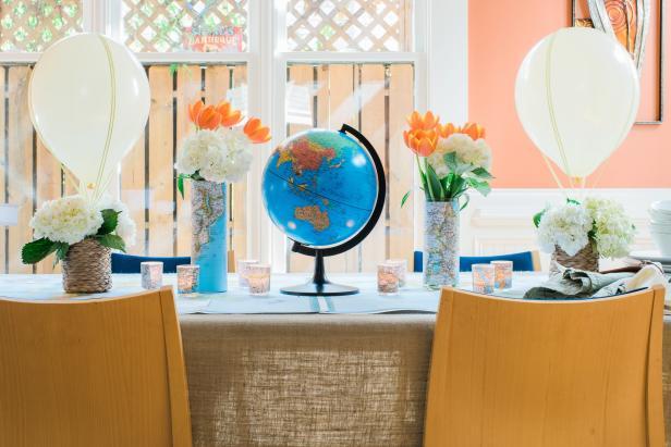 How to Make a Hot Air Balloon Centerpiece