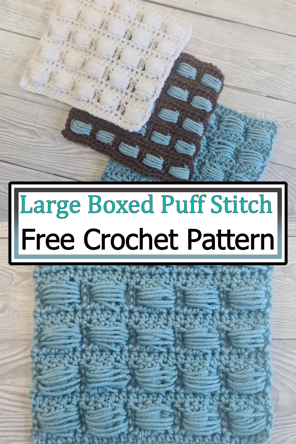 Large Boxed Puff Stitch