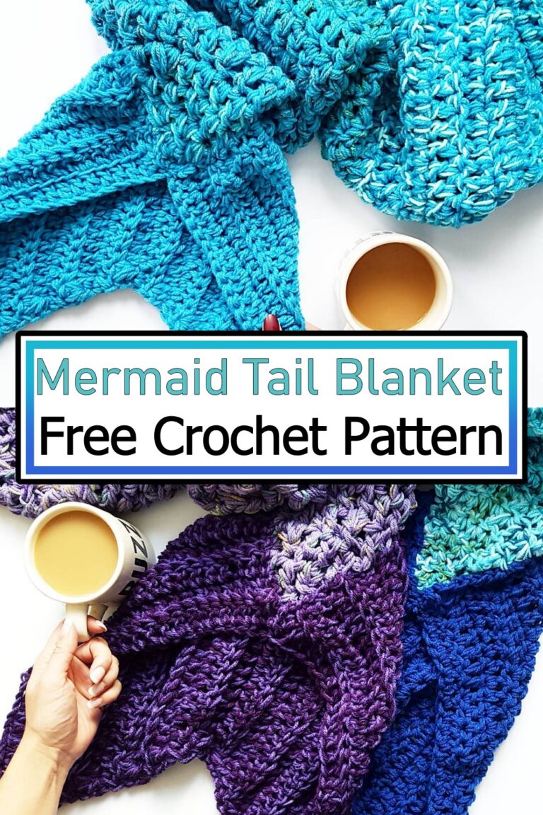 12 Free Crochet Mermaid Tail Blanket Patterns Kids & Adults Craftsy