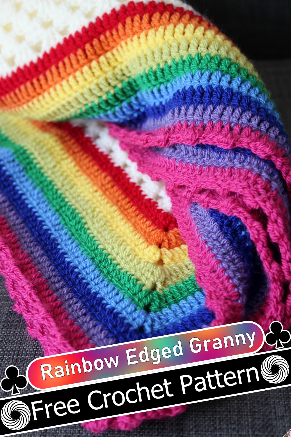 Rainbow Edged Granny
