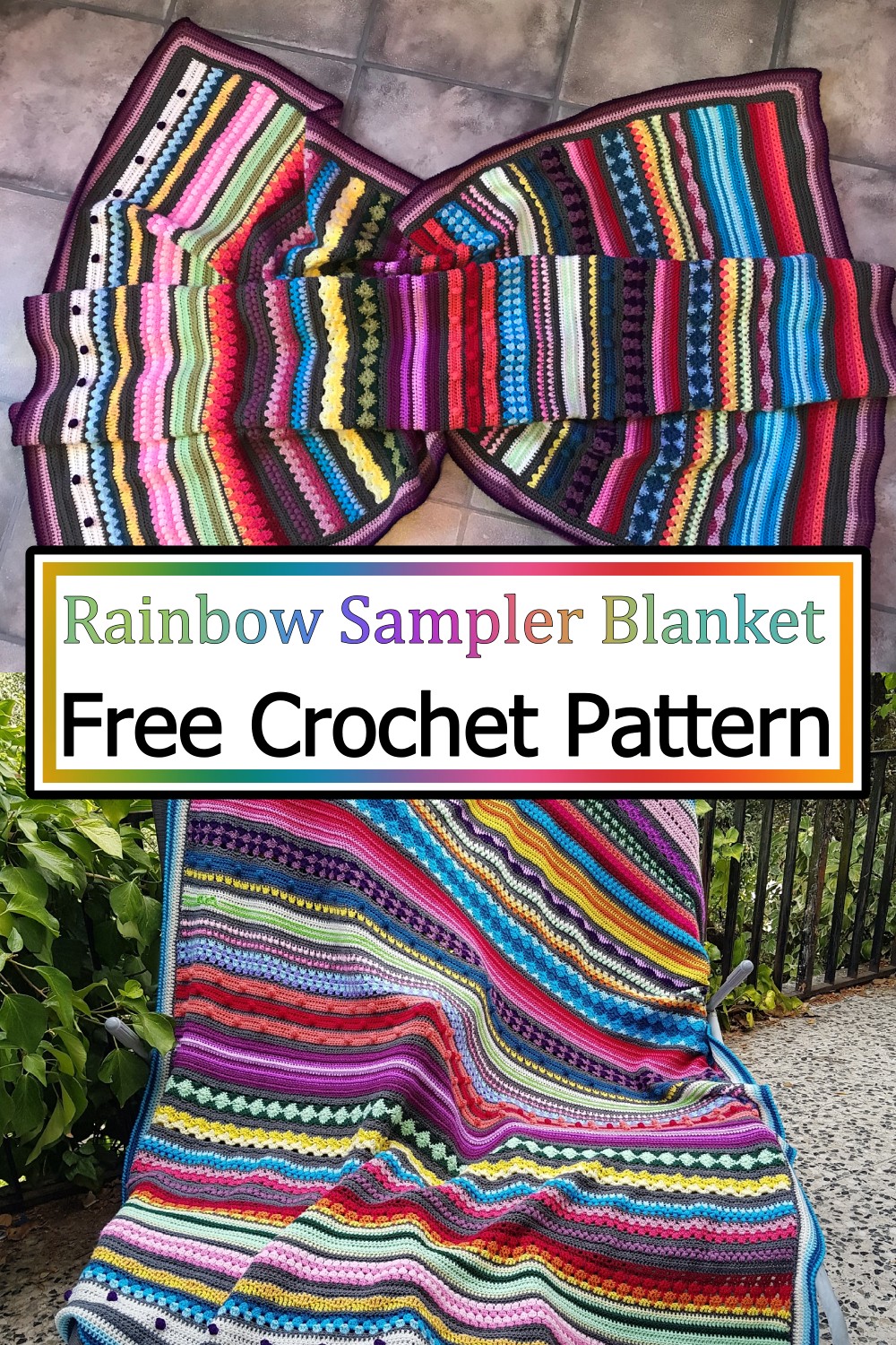 6 Free Crochet Rainbow Blanket Patterns - Craftsy