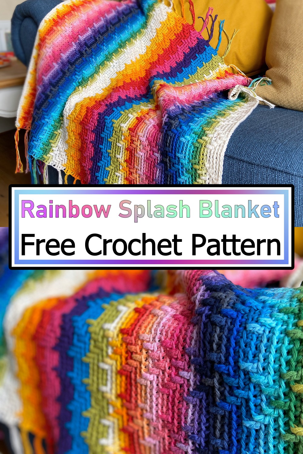 6 Free Crochet Rainbow Blanket Patterns - Craftsy