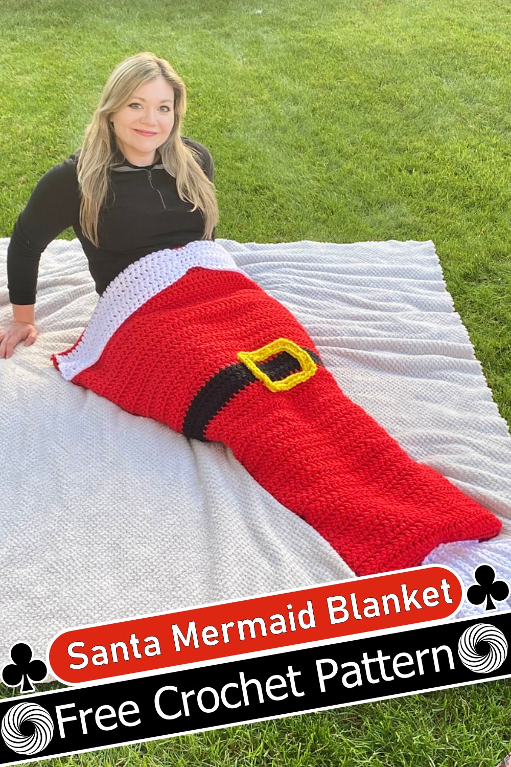 Santa Mermaid Blanket