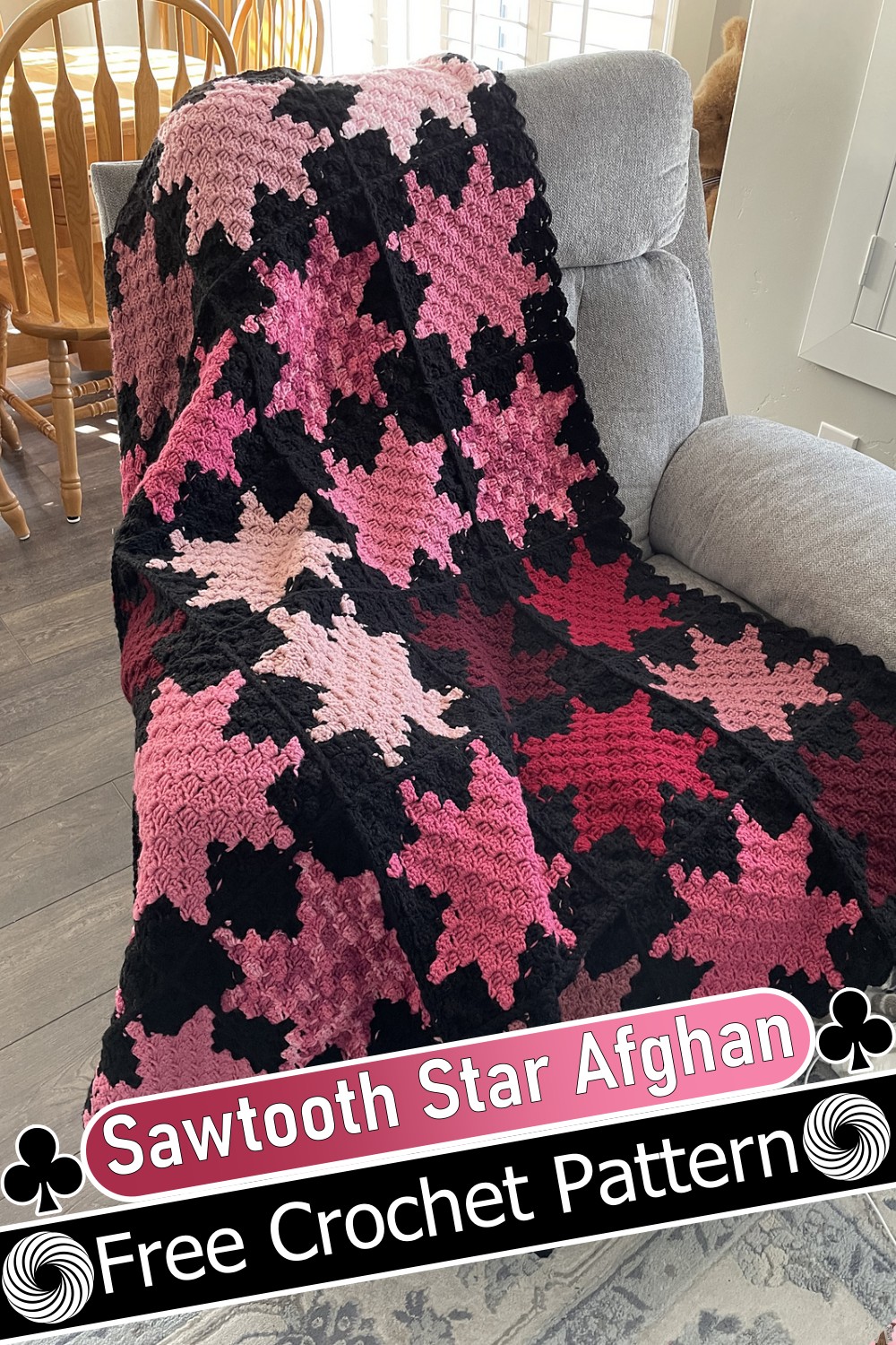 Sawtooth Star Afghan