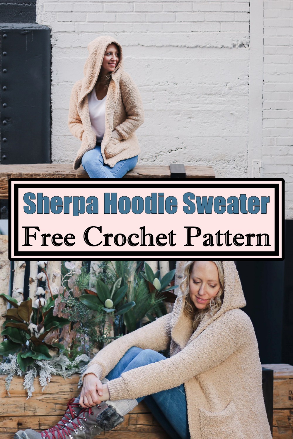 Sherpa Hoodie Sweater