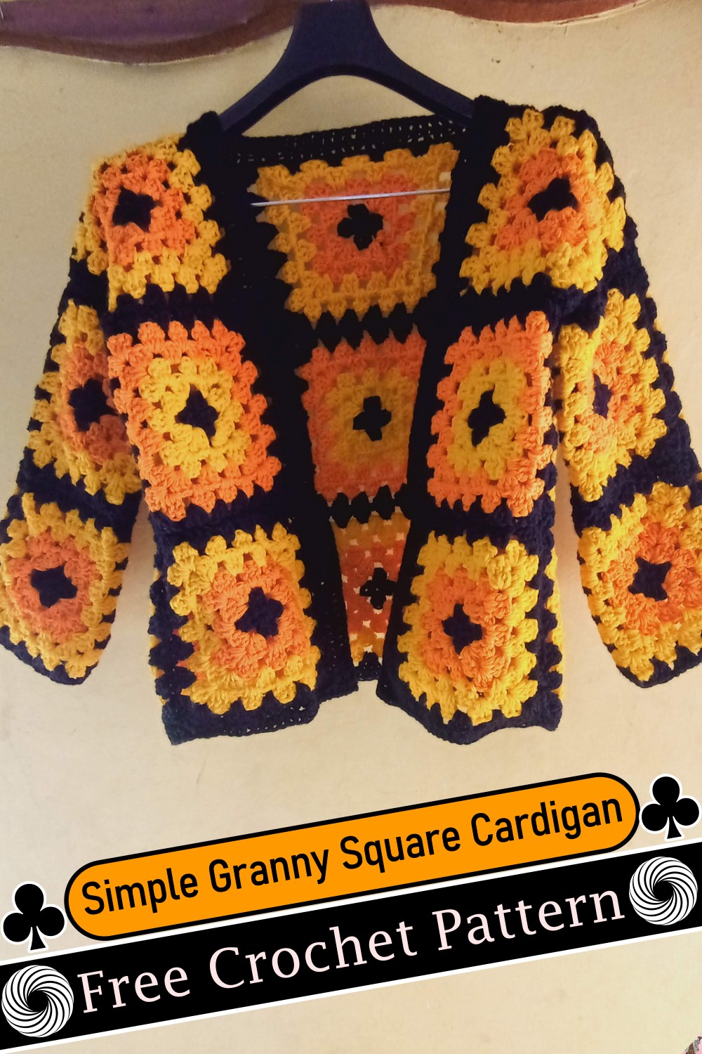Simple Granny Square Cardigan