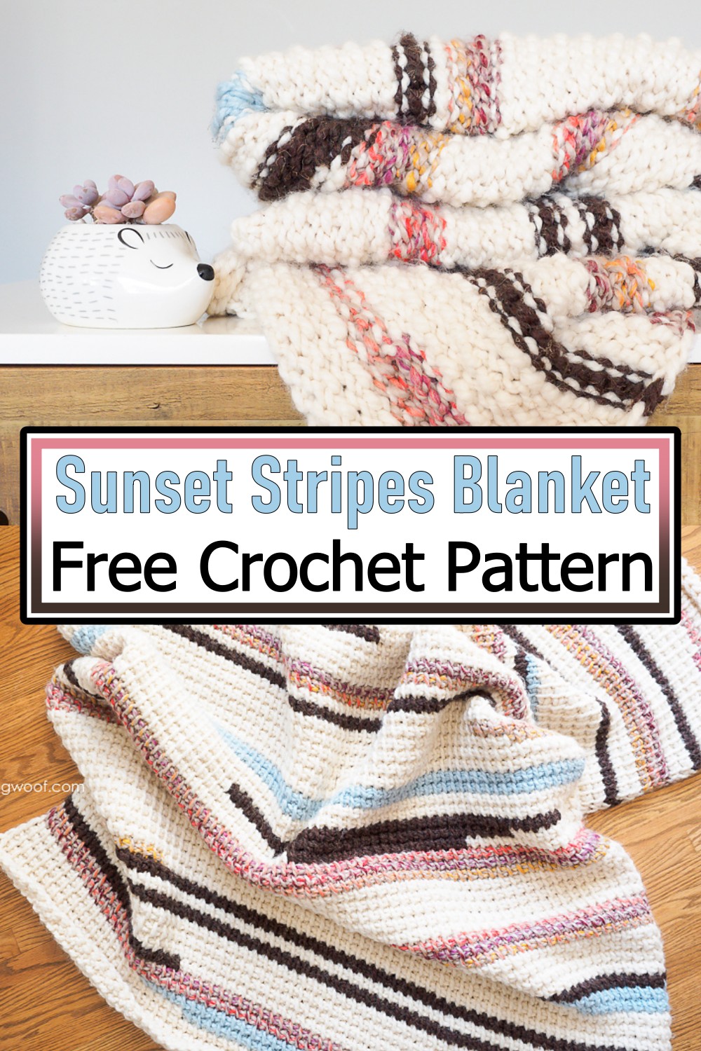 Sunset Stripes Blanket