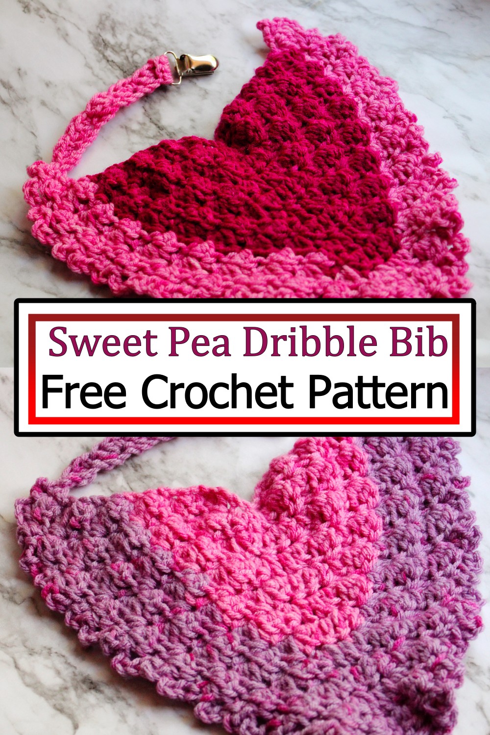 Sweet Pea Dribble Bib