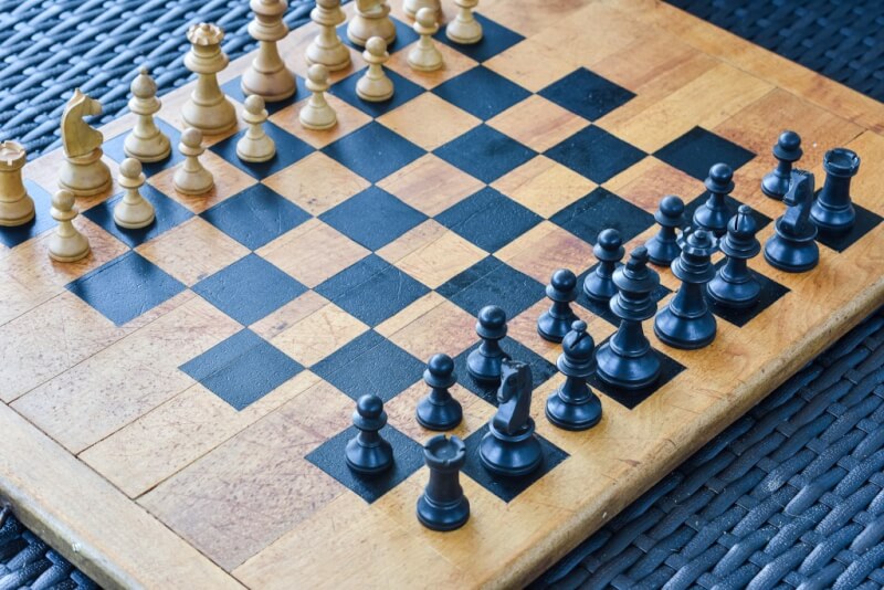 Thrift Shop Cutting DIY Chess Boards