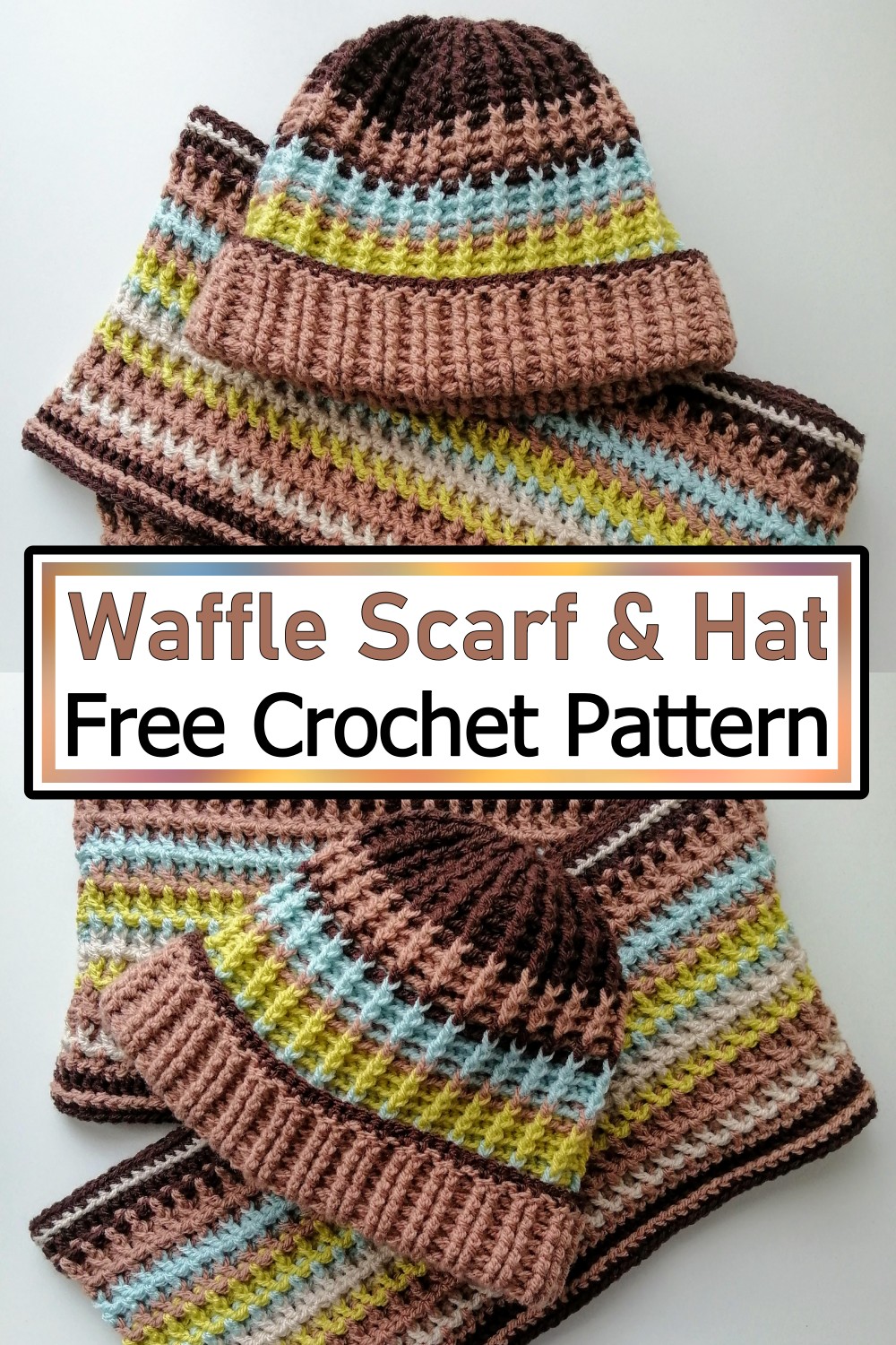 Waffle Scarf & Hat