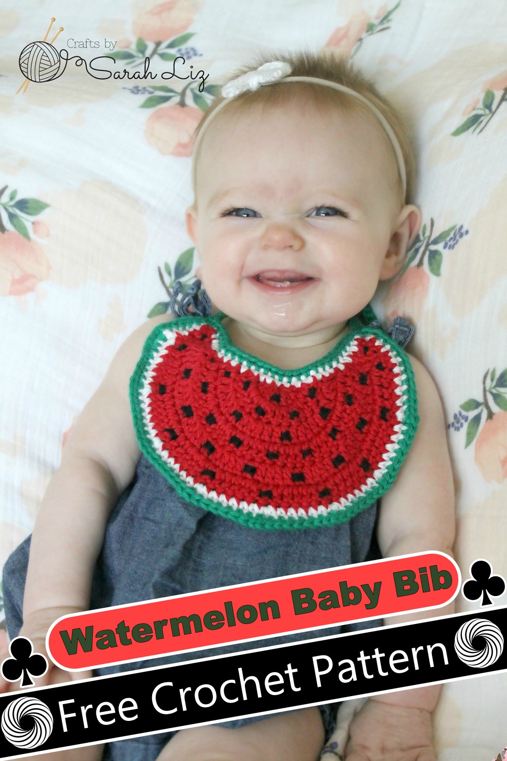 Watermelon Baby Bib