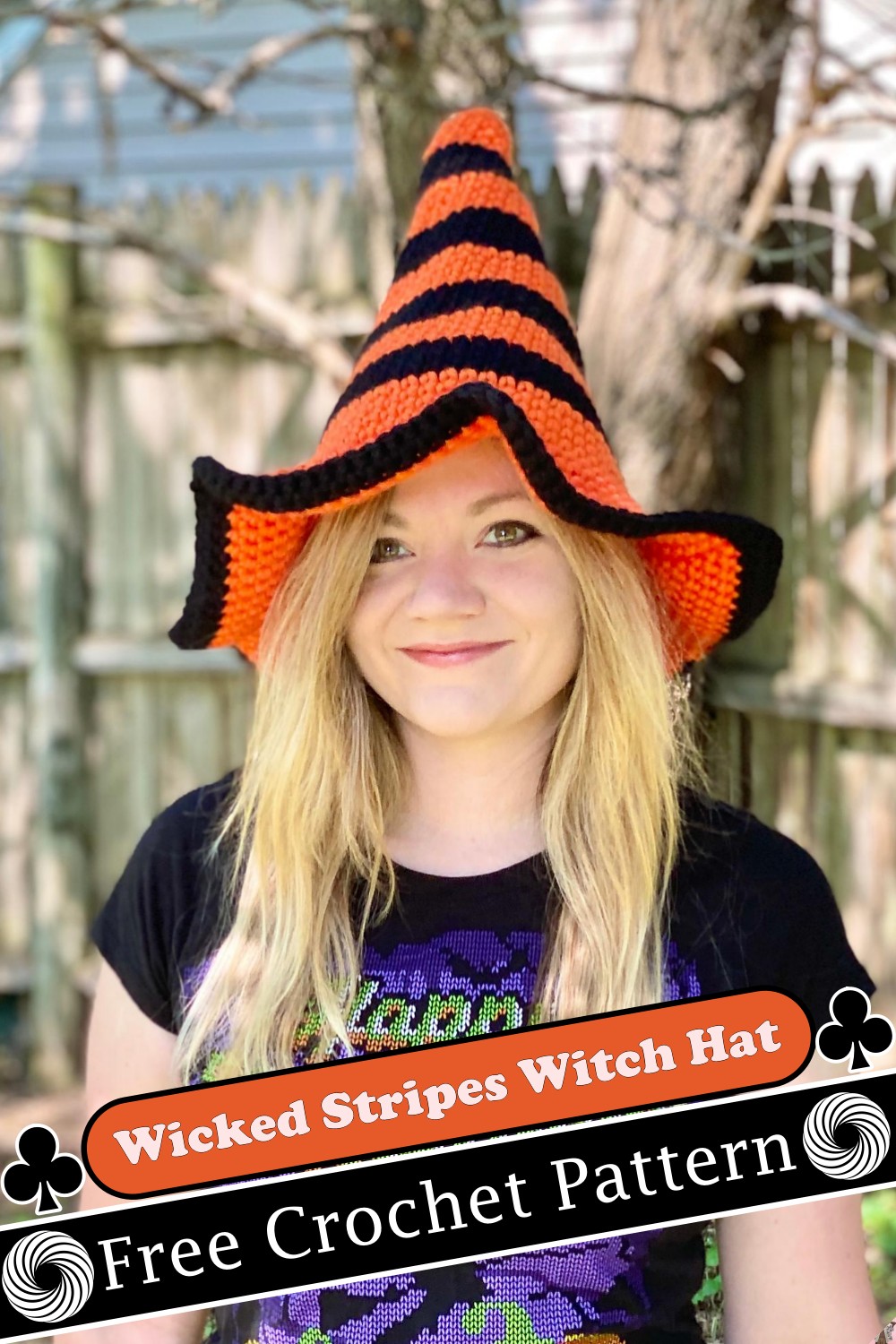 Wicked Stripes Witch Hat