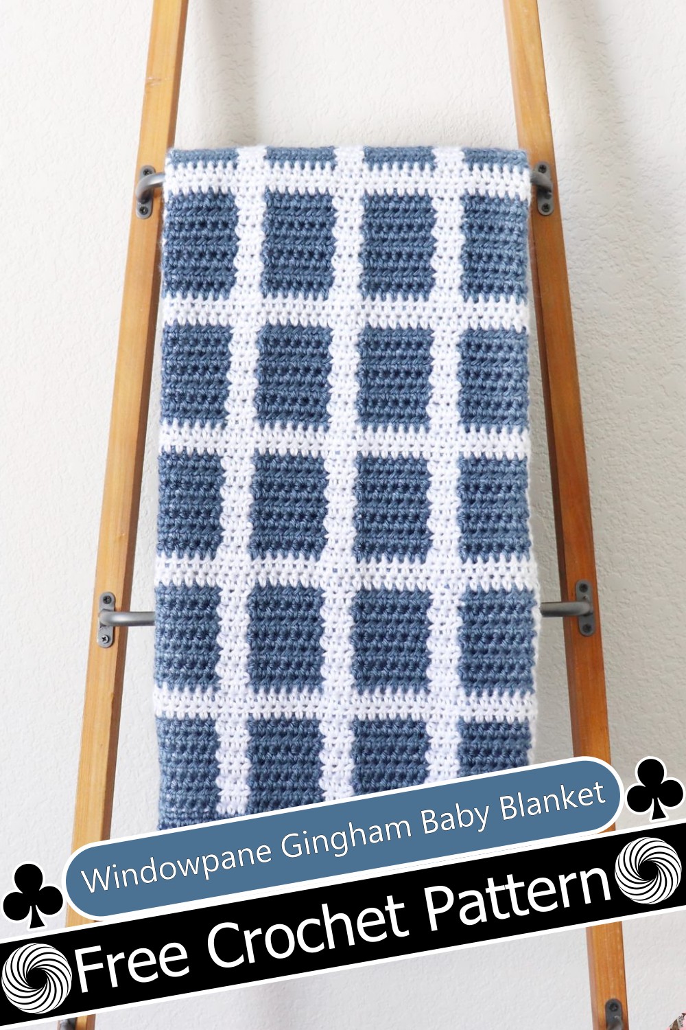 Windowpane Gingham Baby Blanket