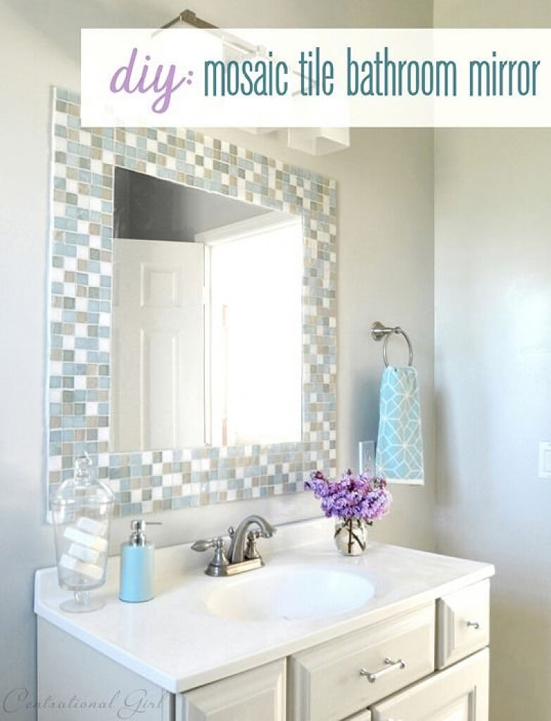 Elegant Square Mirror for the Bathroom