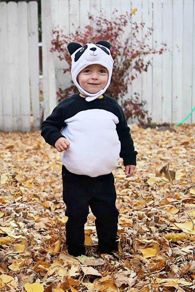 DIY Panda Costume For Kids