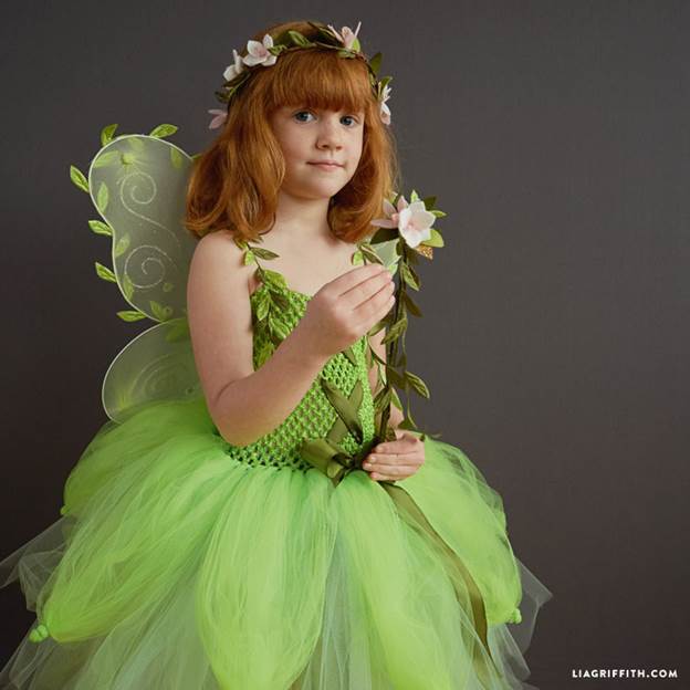 Kids DIY Fairy Costume