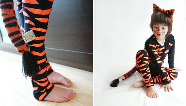 DIY Tiger Halloween Costume for Kids