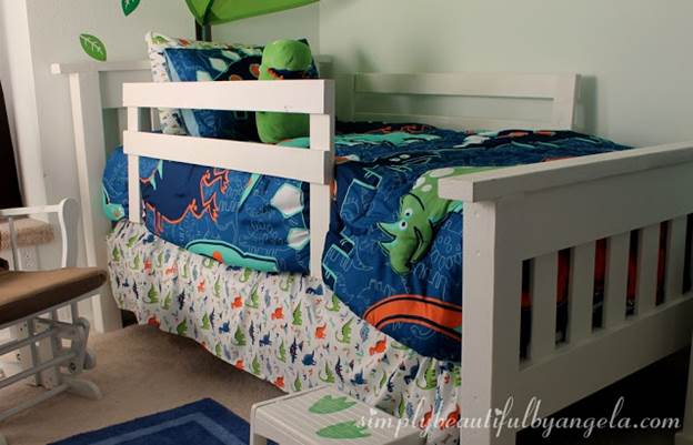 DIY Toddler Bed With Rails