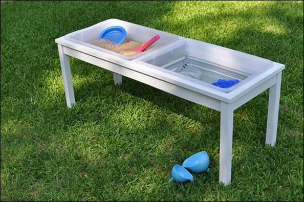 Farmhouse And Water Table
