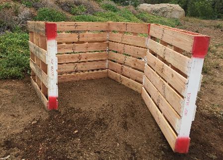 DIY Wood Pallet Compost Bin