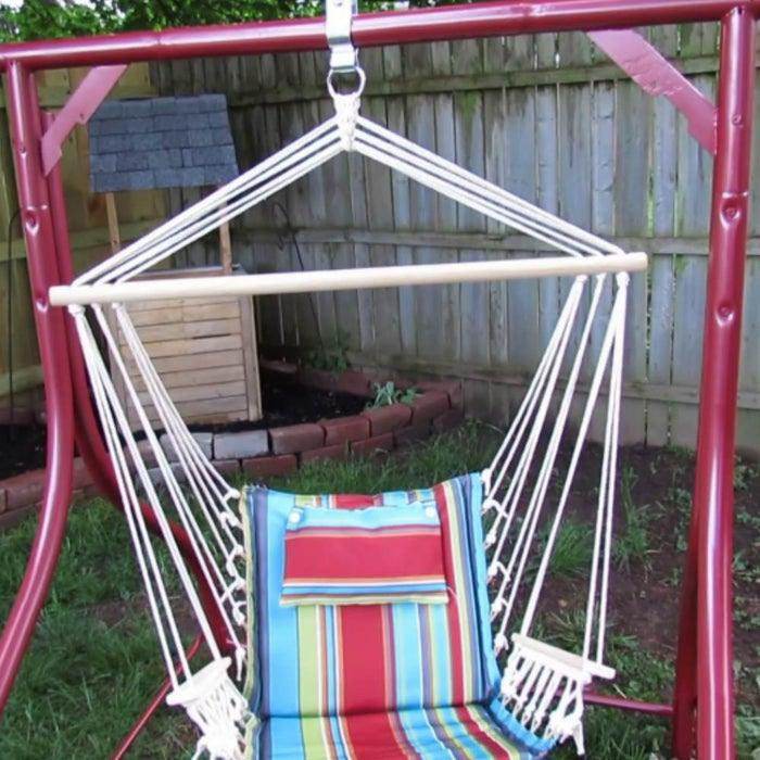 Hammock Chair From Old Swing Frame DIY