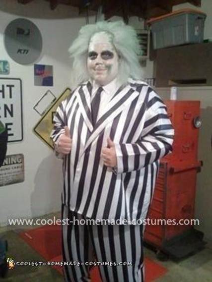 Beetlejuice Homemade Costume