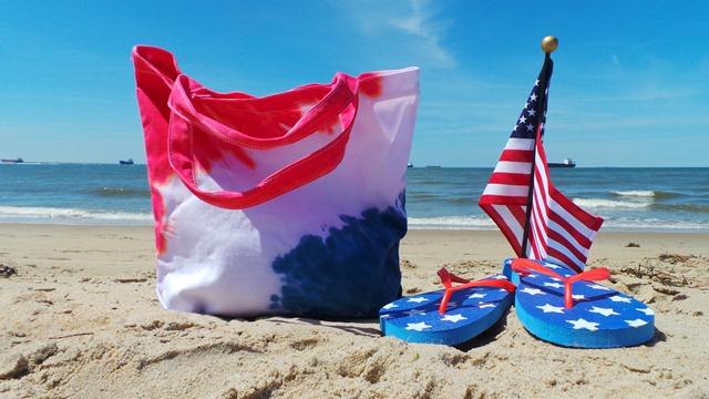 DIY 4th Of July Beach Bag