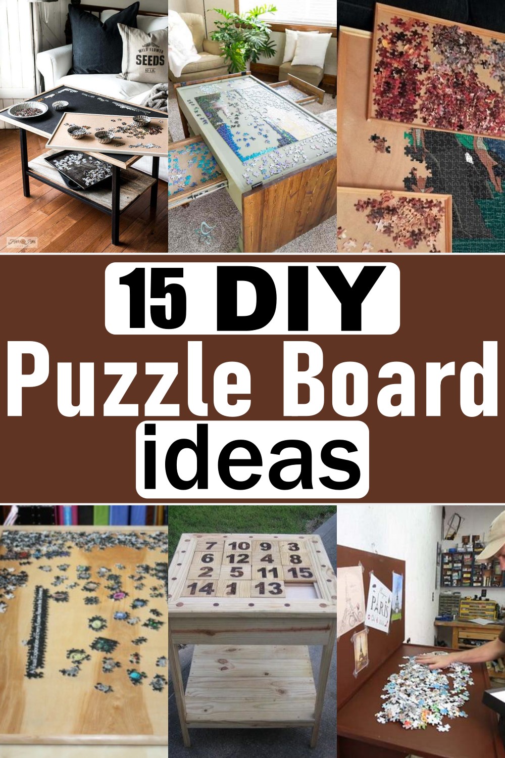 15 DIY Puzzle Board Ideas 