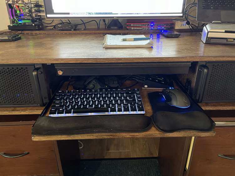 Typing Tray With Desk