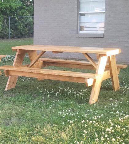How To Build A 6 Foot Picnic Table