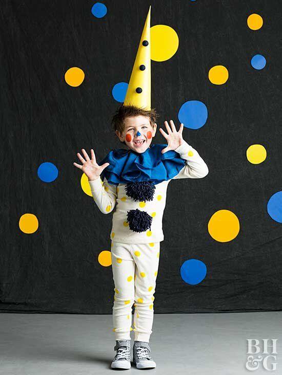 DIY Clown Costume For Kids