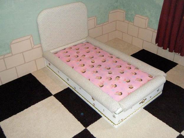 easy to make bed for kids room 