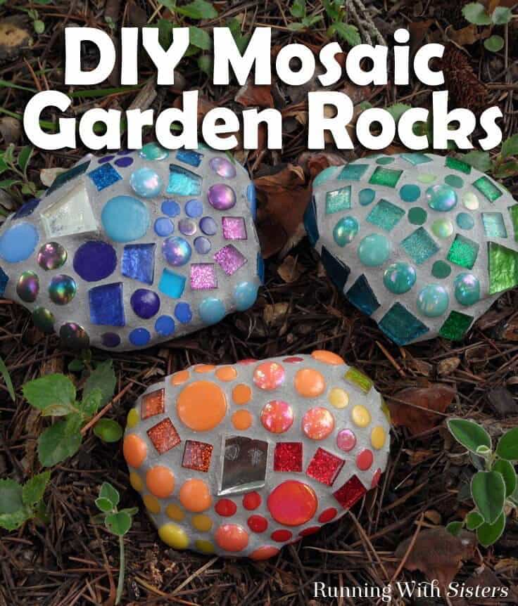 Colorful Rocks to Brighten the Garden